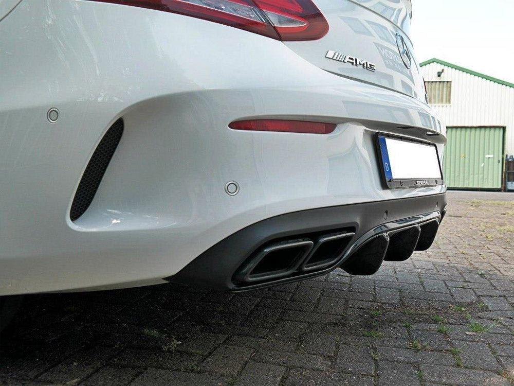 Rear Valance Mercedes C 205 63 AMG Coupe 2016-2018 Maxton Design