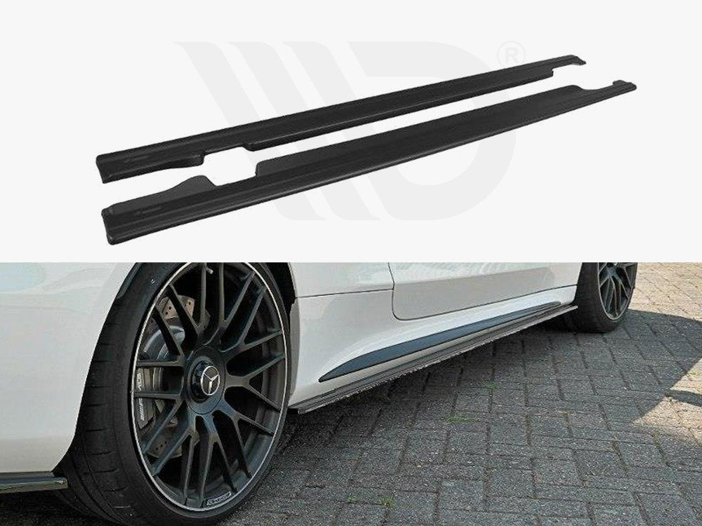 Side Skirts Splitters Mercedes C 205 63 AMG Coupe 2016-2018 Maxton Design