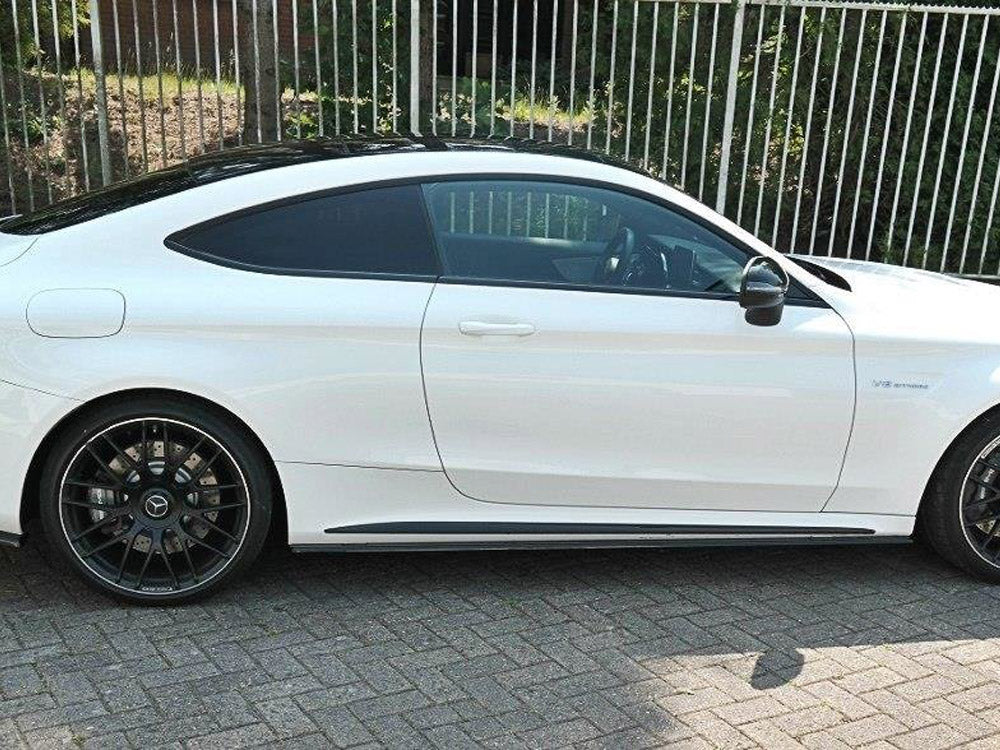 Side Skirts Splitters Mercedes C 205 63 AMG Coupe 2016-2018 Maxton Design