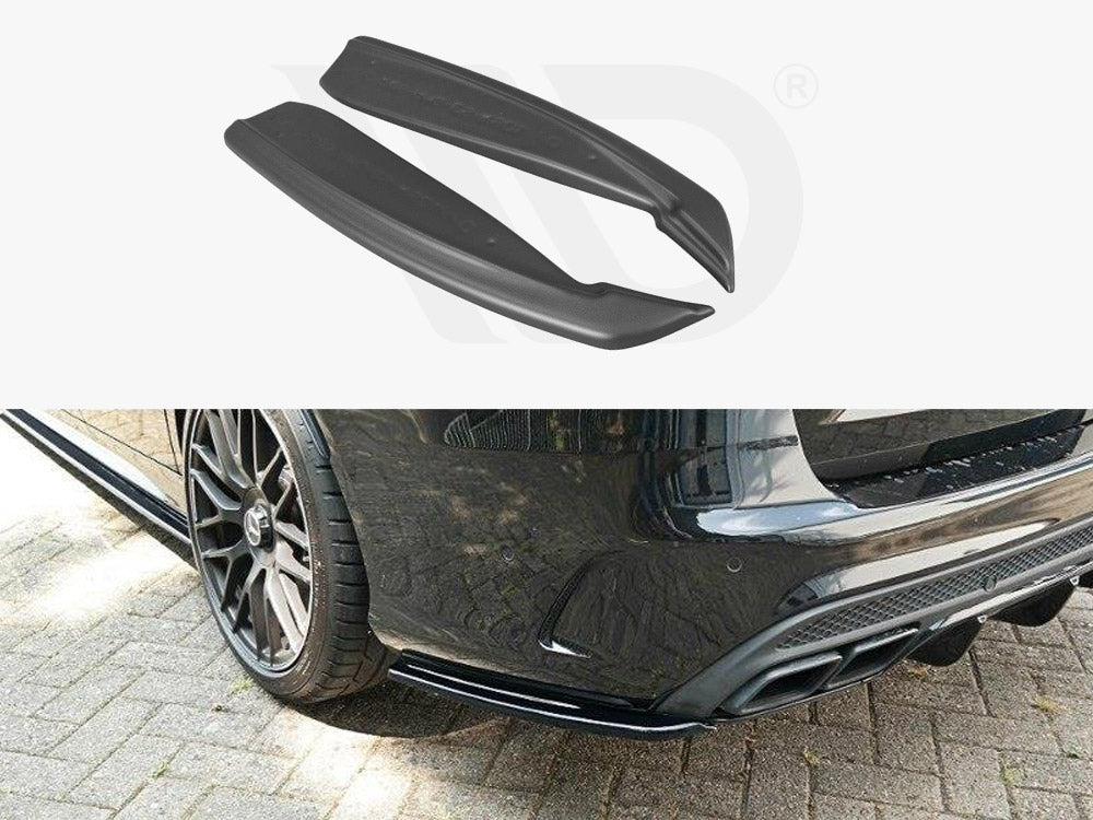 Rear Side Splitters Mercedes C-class S205 63 AMG Estate 2015-2018 Maxton Design