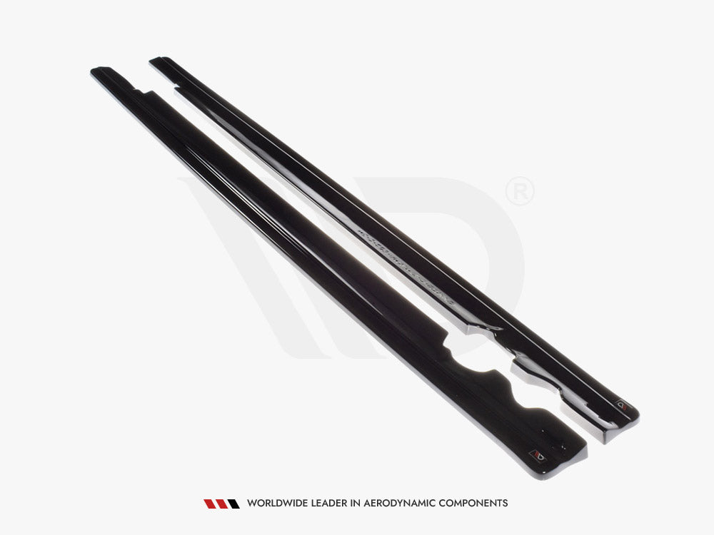 Side Skirts Splitters Mercedes C-class W205 Coupe Amg-line 2015-2018 Maxton Design