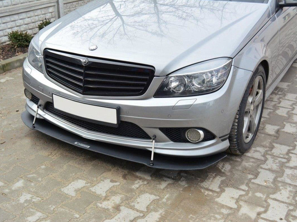 Front Racing Splitter Mercedes C W204 Amg-line (Preface) Maxton Design