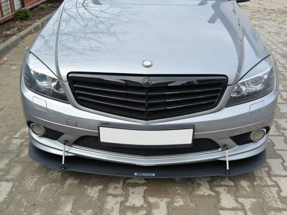 Front Racing Splitter Mercedes C W204 Amg-line (Preface) Maxton Design