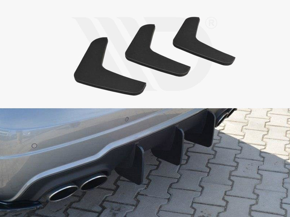 Rear Diffuser V.1 Mercedes C W204 Amg-line (Facelift) Maxton Design