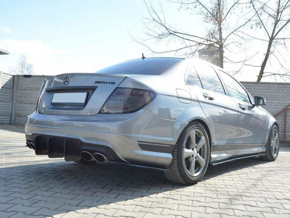 Rear Diffuser V.1 Mercedes C W204 Amg-line (Facelift) Maxton Design