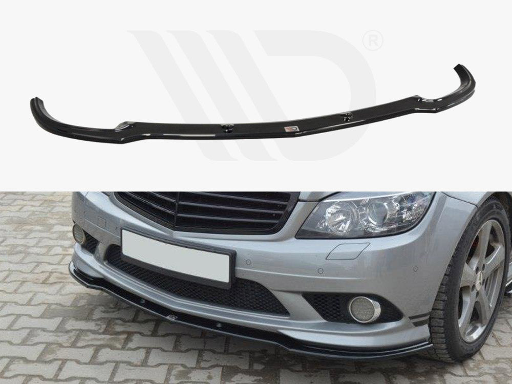 Front Splitter Mercedes C W204 Amg-line (Preface) Maxton Design