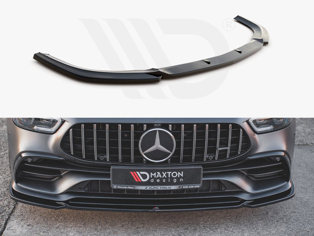 Front Splitter V1 Mercedes AMG GT 53 4-door Coupe 2018- Maxton Design