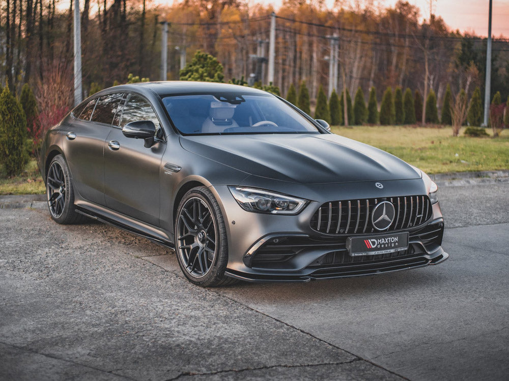 Front Splitter V1 Mercedes AMG GT 53 4-door Coupe 2018- Maxton Design