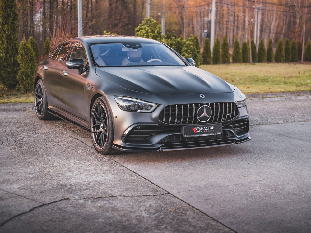 Front Splitter V2 Mercedes AMG GT 53 4-door Coupe 2018- Maxton Design