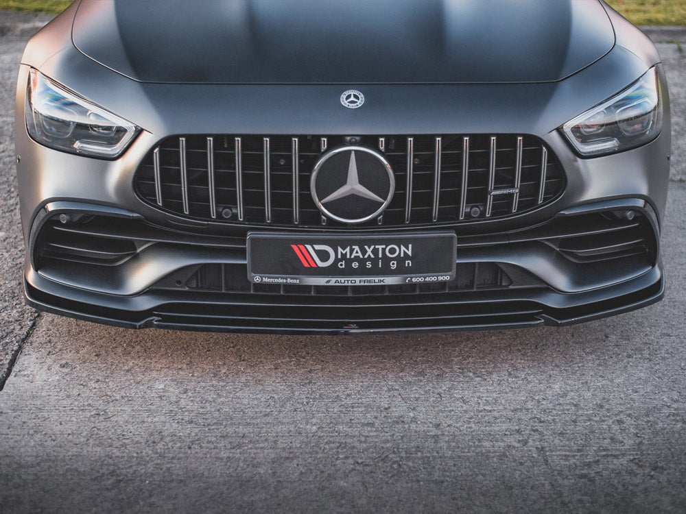 Front Splitter V2 Mercedes AMG GT 53 4-door Coupe 2018- Maxton Design