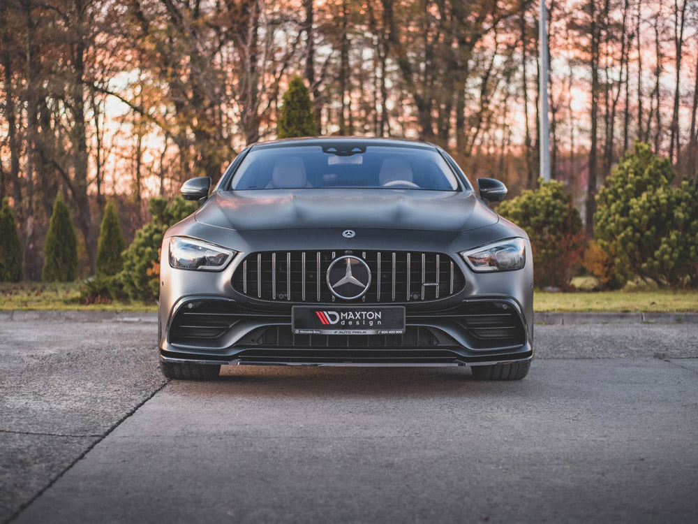 Front Splitter V2 Mercedes AMG GT 53 4-door Coupe 2018- Maxton Design