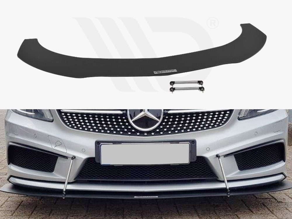 Front Racing Splitter Mercedes A W176 Amg-line 2012-2015 Maxton Design