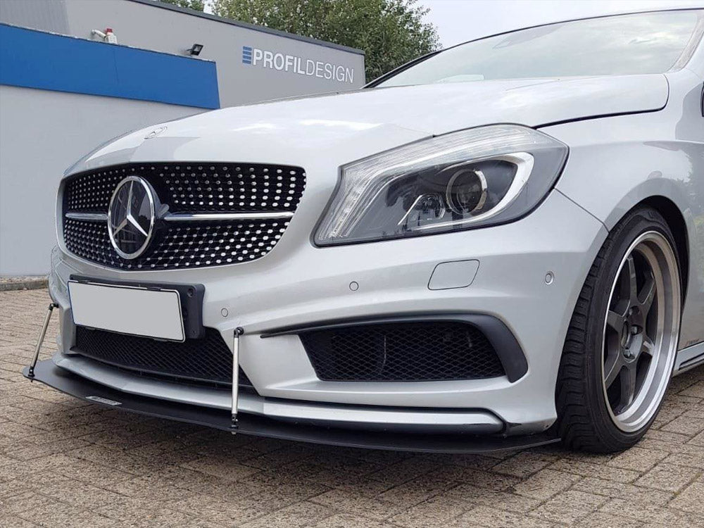 Front Racing Splitter Mercedes A W176 Amg-line 2012-2015 Maxton Design