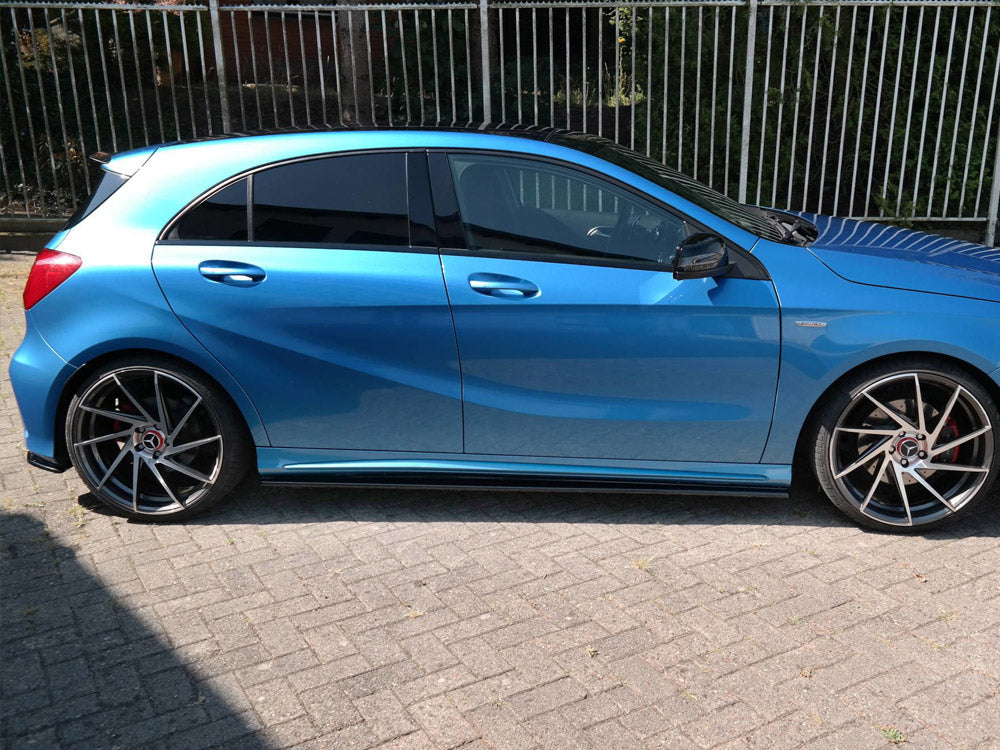 Side Skirts Splitters Mercedes A-class W176 Amg-line Pre-facelift 2013-2015 Maxton Design