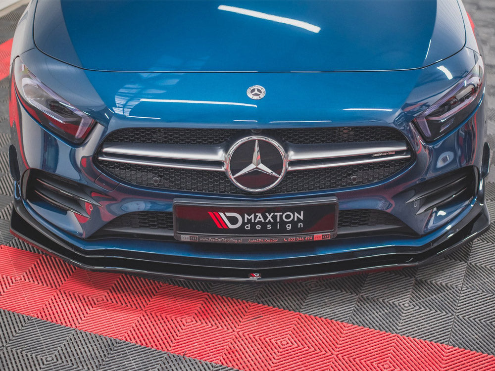 Front Splitter V.1 Mercedes A35 AMG AERO W177 Maxton Design