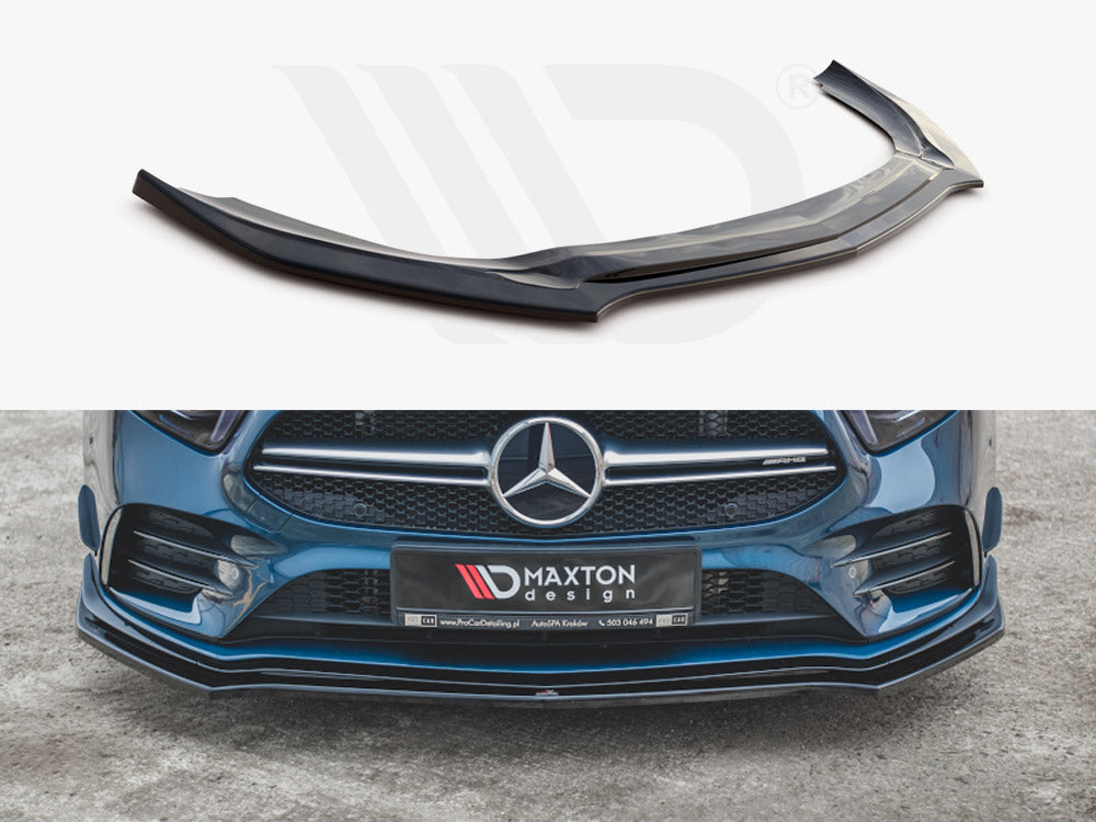 Front Splitter V.2 Mercedes A35 AMG AERO W177 Maxton Design