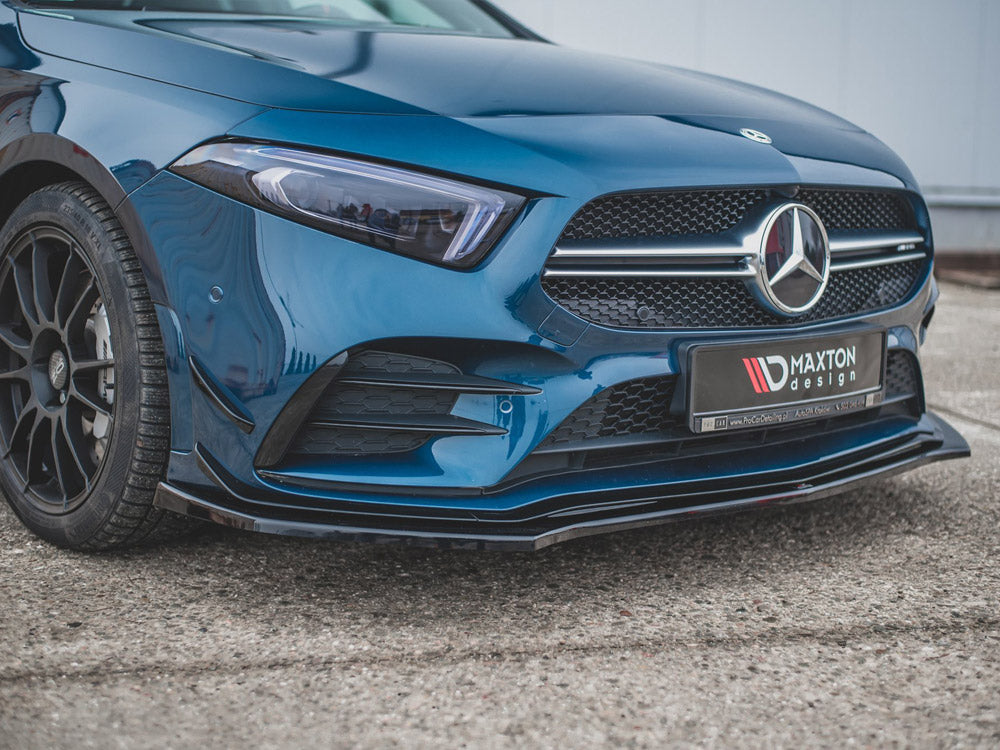 Front Splitter V.2 Mercedes A35 AMG AERO W177 Maxton Design