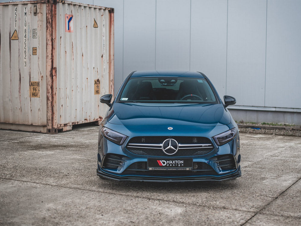 Front Splitter V.2 Mercedes A35 AMG AERO W177 Maxton Design