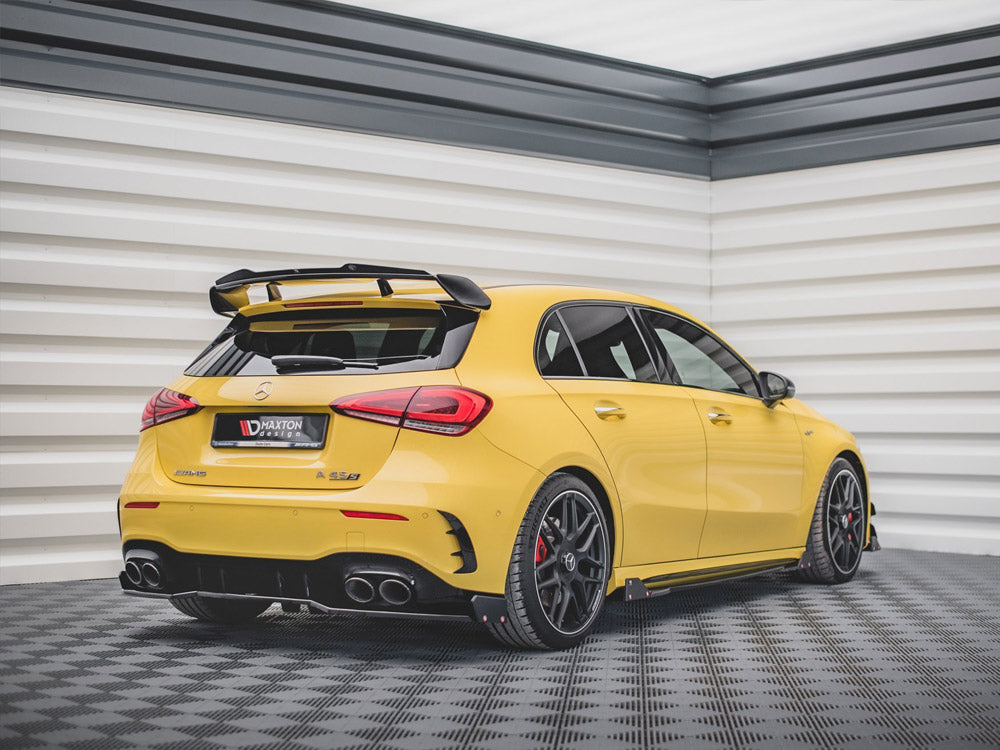 Central Rear Splitter + Flaps Mercedes AMG A 45 S Aero Pack W177 Maxton Design