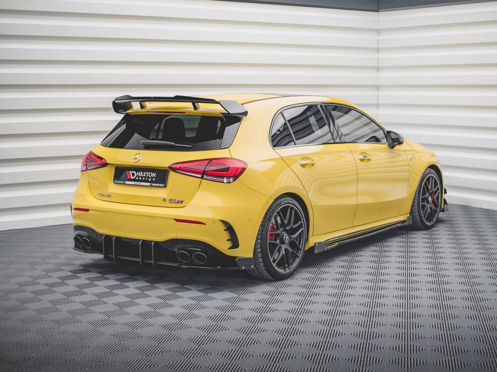 Rear Side Splitters V.2 + Flaps Mercedes AMG A 45 S Aero Pack W177 Maxton Design