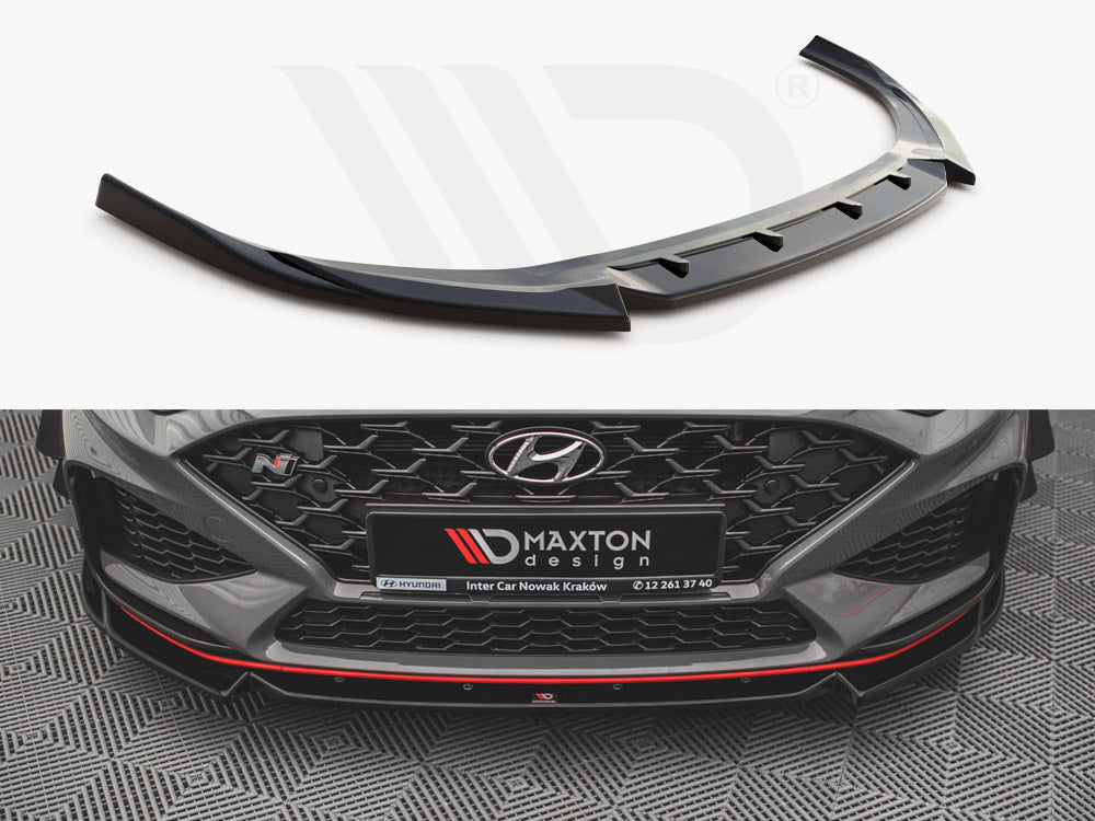 Front Splitter V.2 Hyundai I30 N Hatchback/fastback MK3 Facelift 2020- Maxton Design