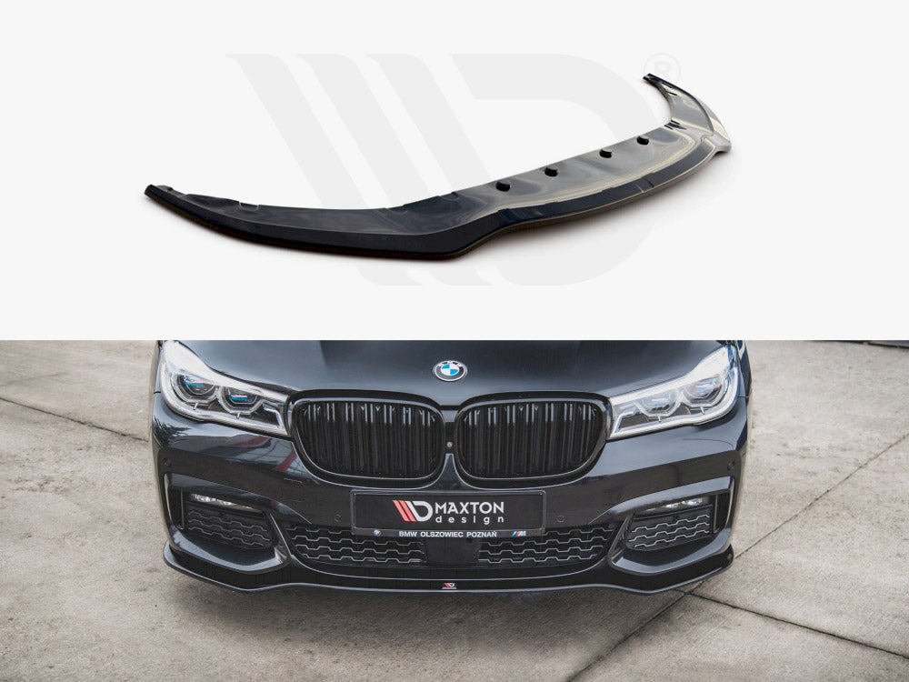 Front Splitter V1 Bmw 7 M-pack G11 2015-2018 Maxton Design