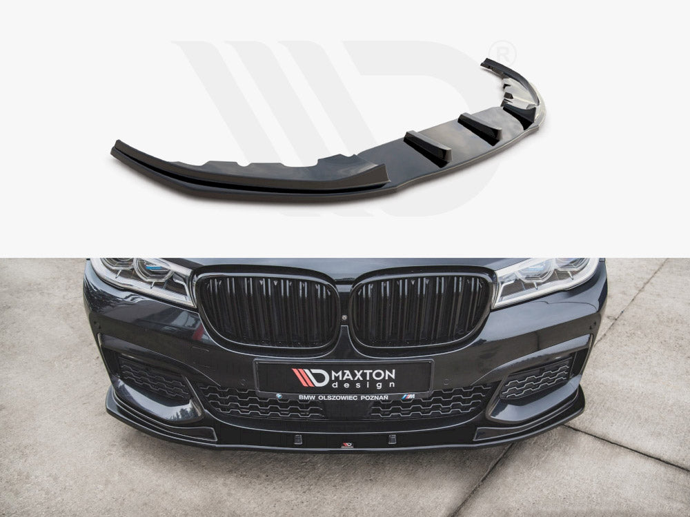 Front Splitter V2 Bmw 7 M-pack G11 2015-2018 Maxton Design