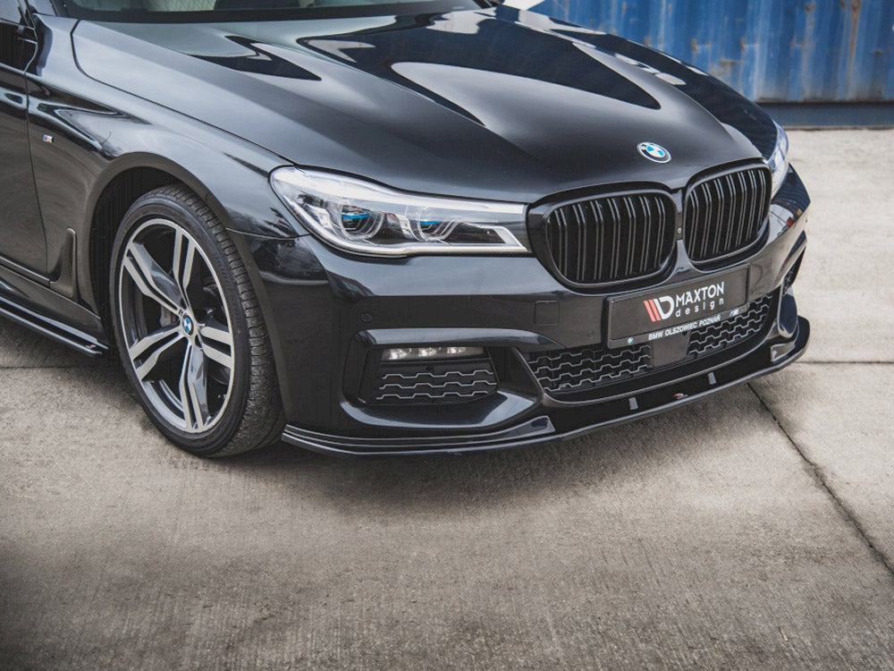 Front Splitter V2 Bmw 7 M-pack G11 2015-2018 Maxton Design