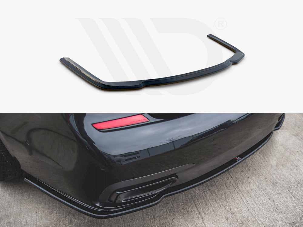 Central Rear Splitter BMW 7 M-Pack G11 2015-2018 Maxton Design