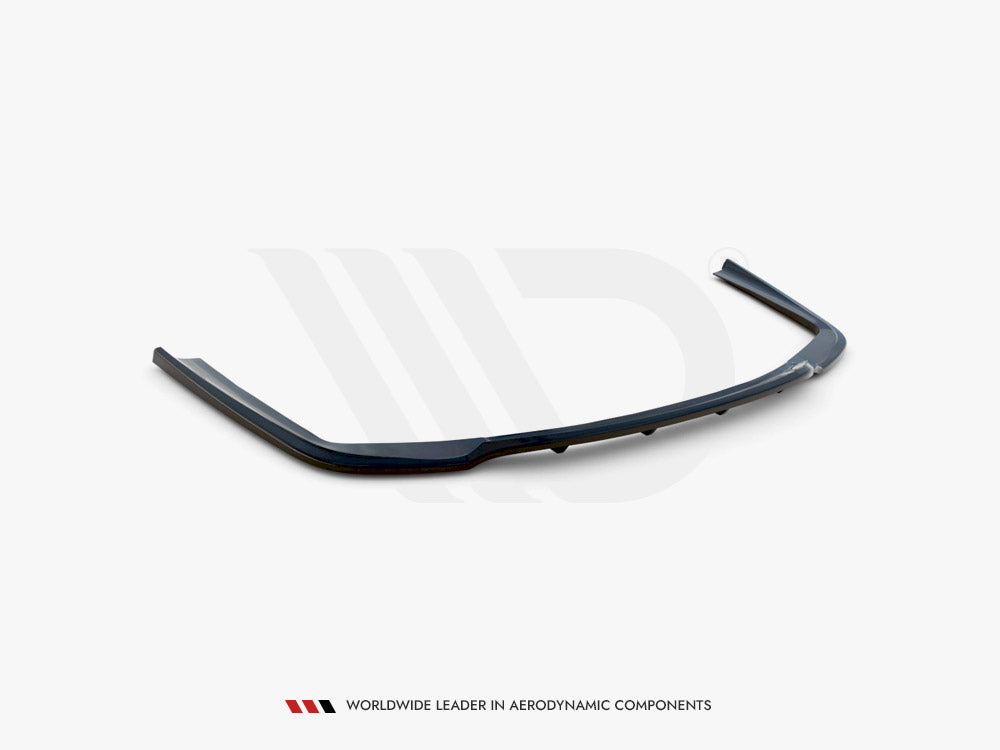 Central Rear Splitter (Vertical Bars) BMW 7 M-Pack G11 Maxton Design