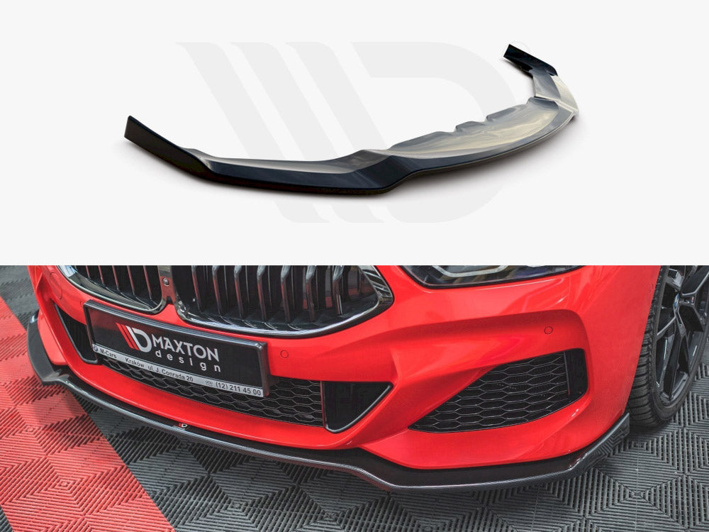 Front Splitter V.2 Bmw 8 Coupe G15 / 8 GRAN Coupe M-pack G16 2018- Maxton Design