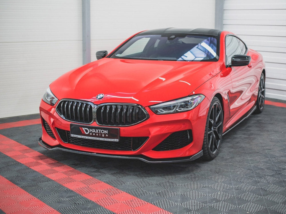 Front Splitter V.2 Bmw 8 Coupe G15 / 8 GRAN Coupe M-pack G16 2018- Maxton Design