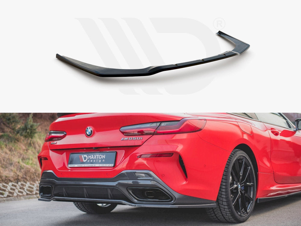 Central Rear Splitter BMW 8 Coupe M-Pack G15 2018- Maxton Design