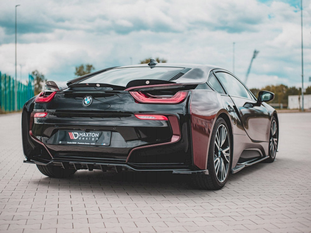 Central Rear Splitter (Vertical Bars) BMW i8 Maxton Design