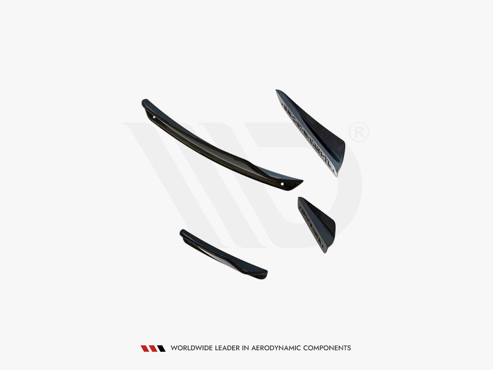 Front Bumper Wings (Canards) Bmw M2 F87 2016-2020 Maxton Design