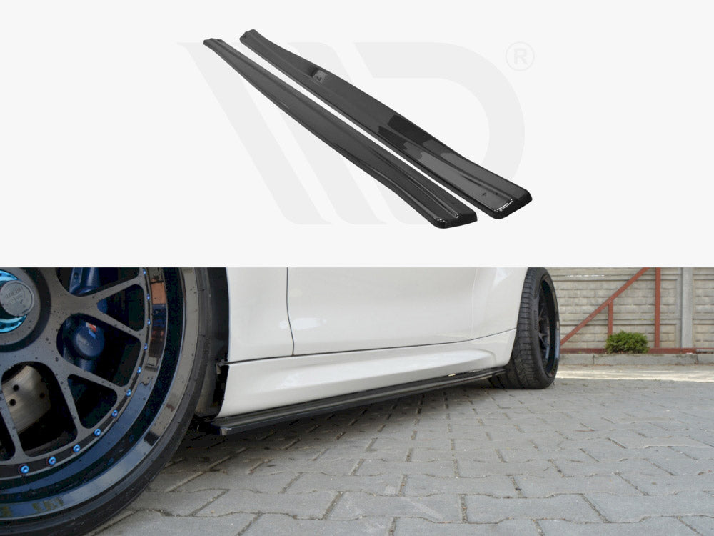 Side Skirts Splitters Bmw M2 F87 2016- Maxton Design