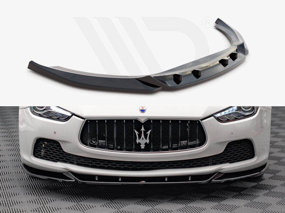 Front Splitter V.1 Maserati Ghibli MK3 2013-2017 Maxton Design