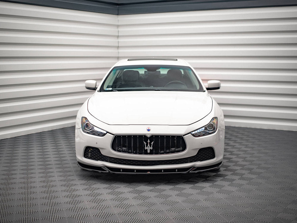 Front Splitter V.1 Maserati Ghibli MK3 2013-2017 Maxton Design