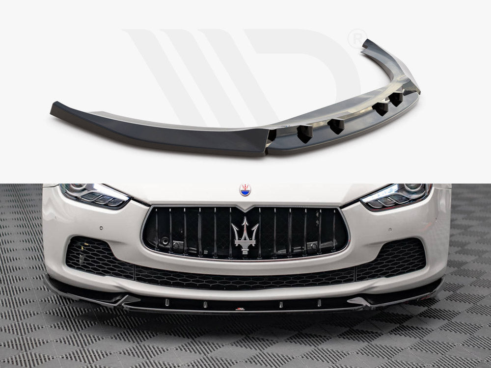 Front Splitter V.2 Maserati Ghibli MK3 2013-2017 Maxton Design