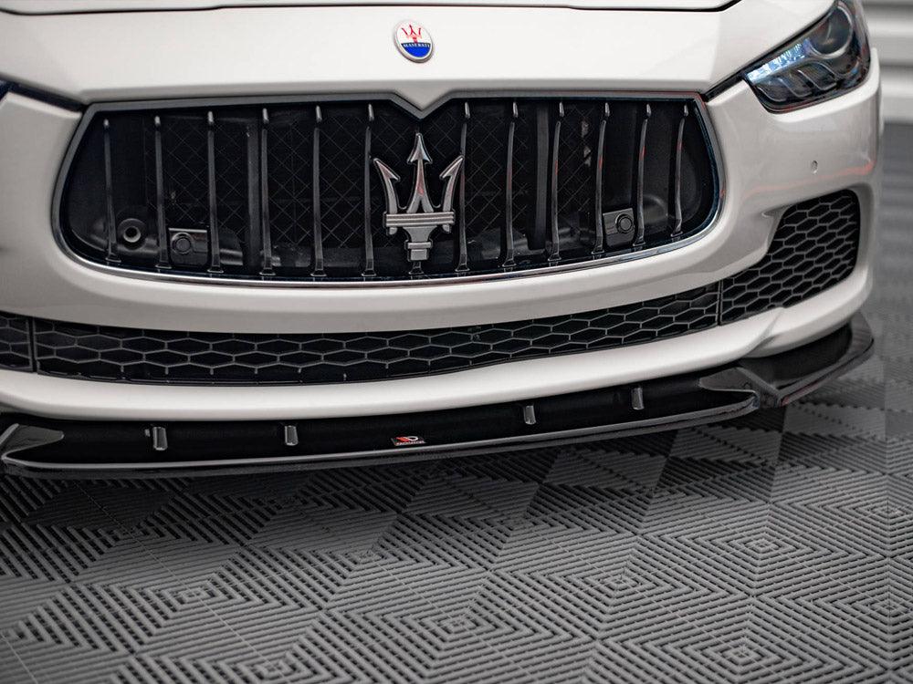 Front Splitter V.2 Maserati Ghibli MK3 2013-2017 Maxton Design