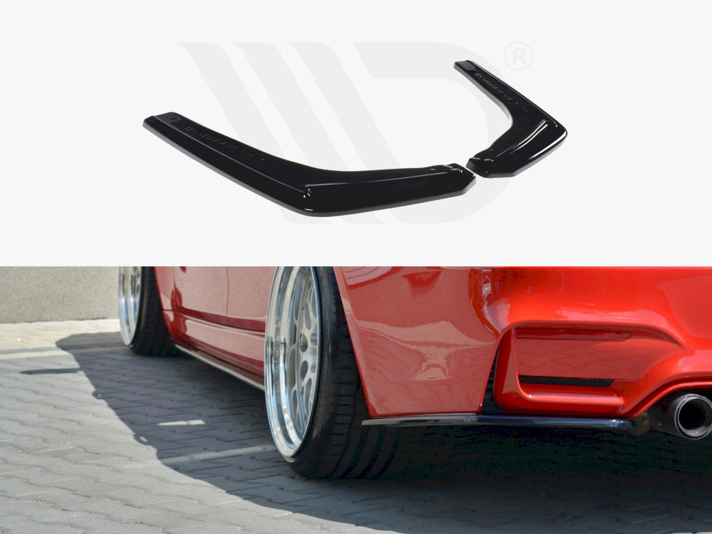 Rear Side Splitters V.1 Bmw M3 F80 2014-2018 Maxton Design