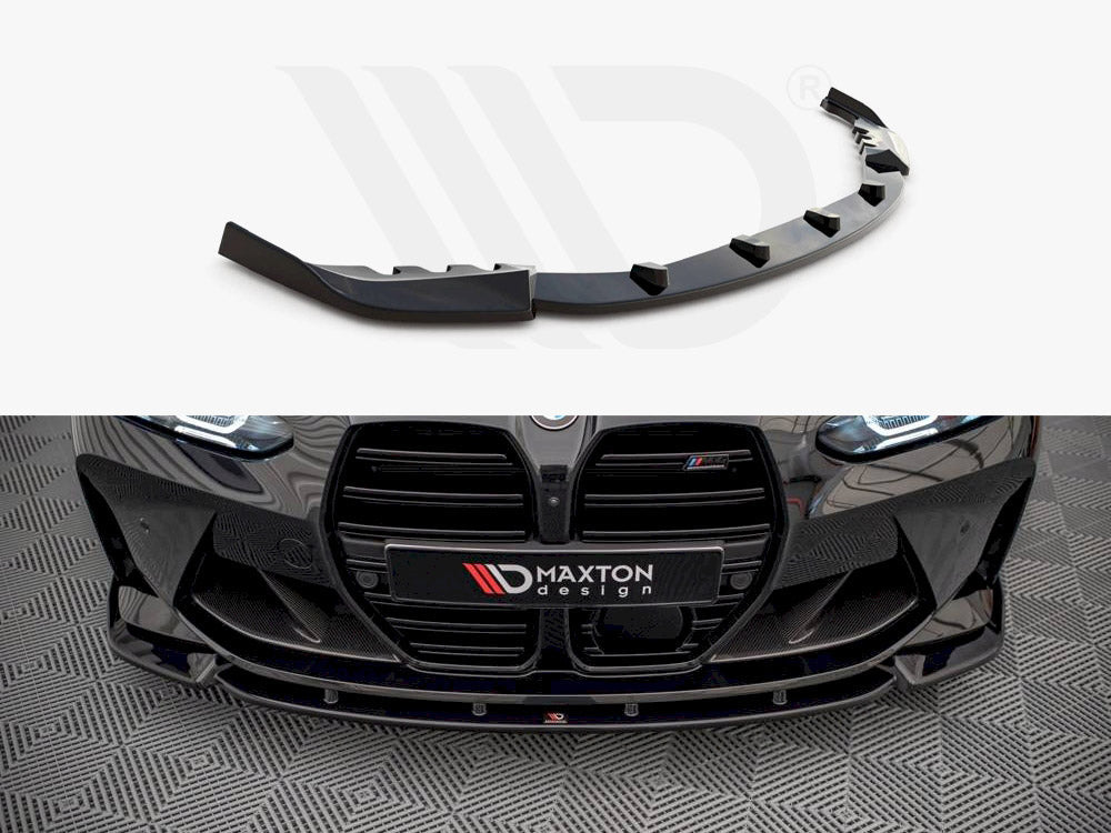 Front Splitter V.3 Bmw M4 G82 / M3 G80 2021- Maxton Design