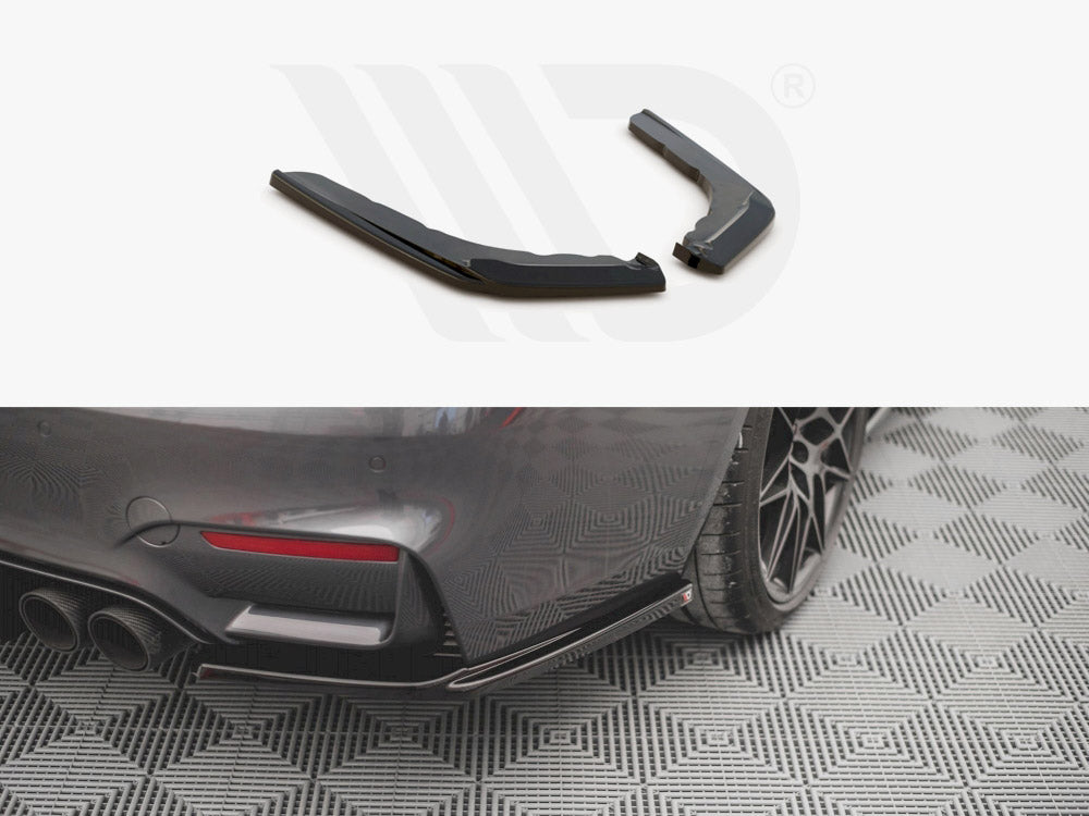 Rear Side Splitters V.2 BMW M4 F82 Maxton Design