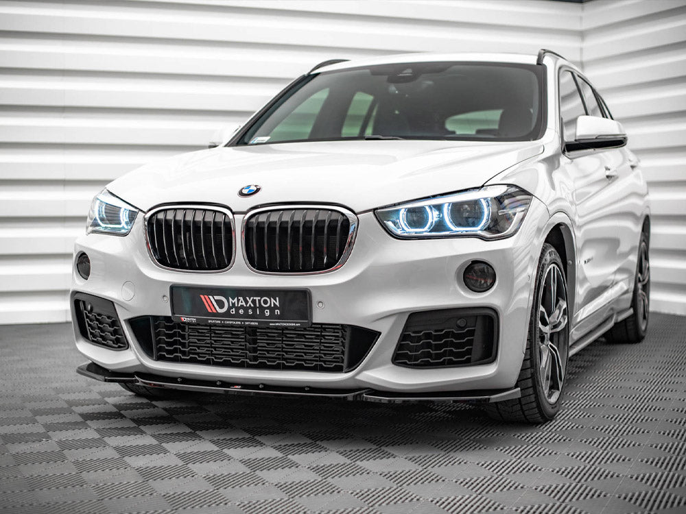 Front Splitter V.1 Bmw X1 M-pack F48 2015-2019 Maxton Design