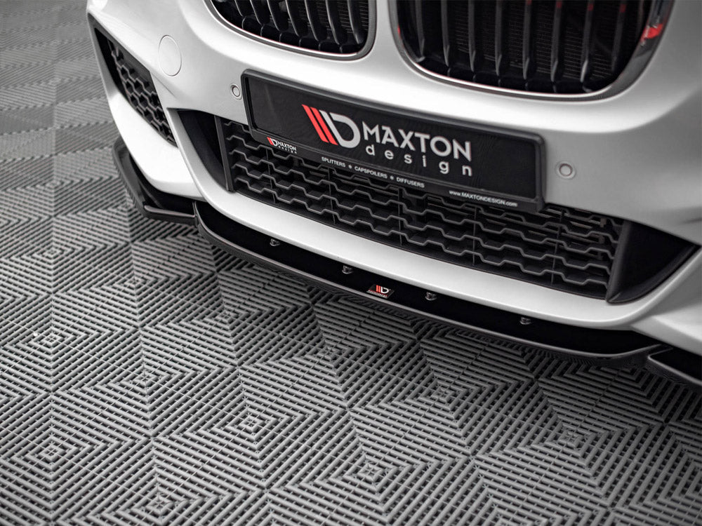 Front Splitter V.1 Bmw X1 M-pack F48 2015-2019 Maxton Design