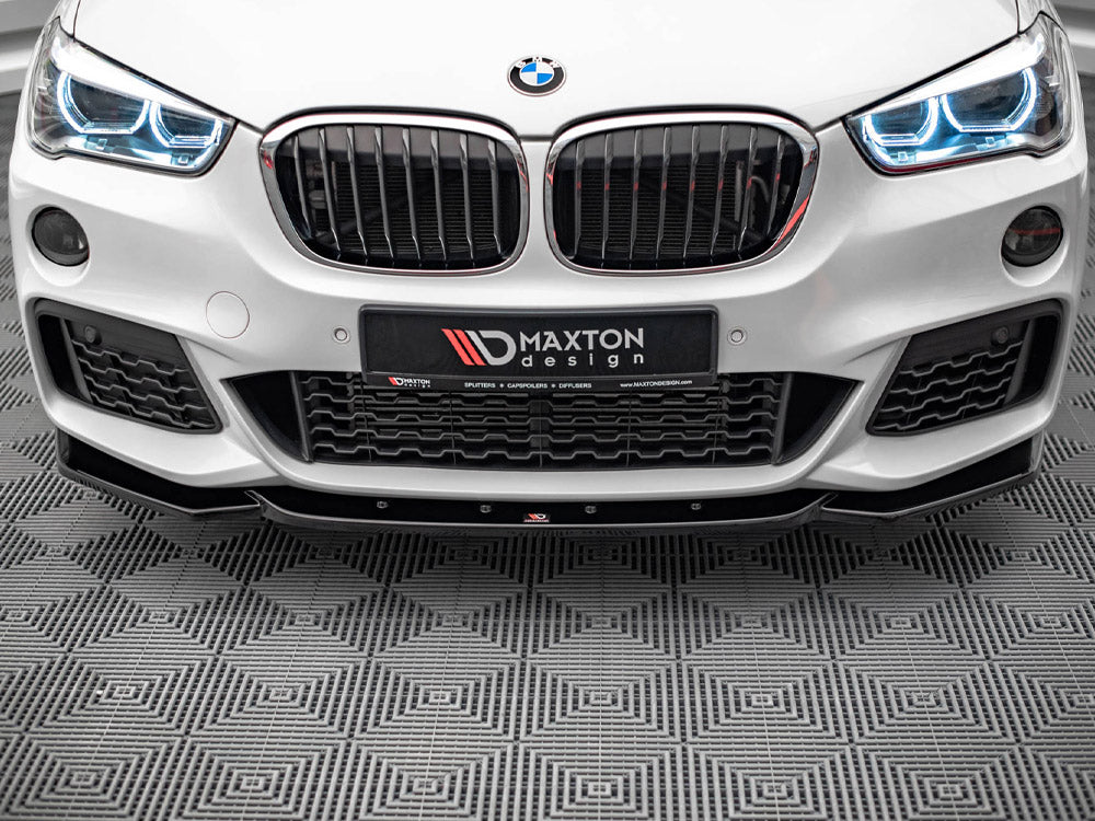 Front Splitter V.1 Bmw X1 M-pack F48 2015-2019 Maxton Design