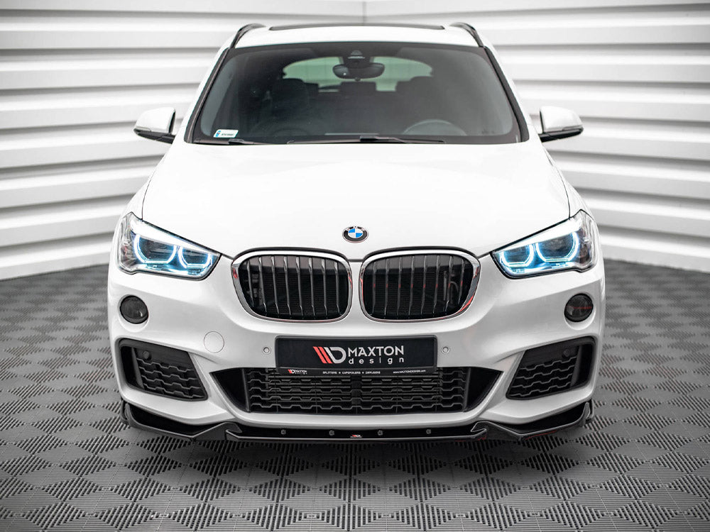 Front Splitter V.2 Bmw X1 M-pack F48 2015-2019 Maxton Design