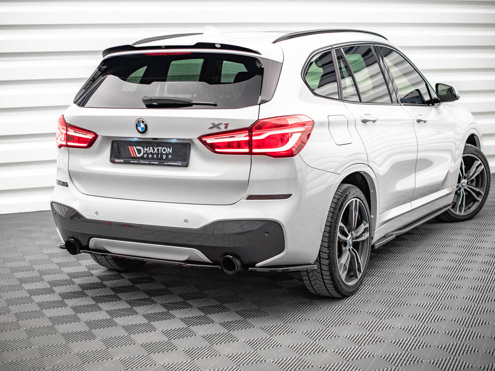 Central Rear Splitter BMW X1 M-Pack F48 2015-2019 Maxton Design