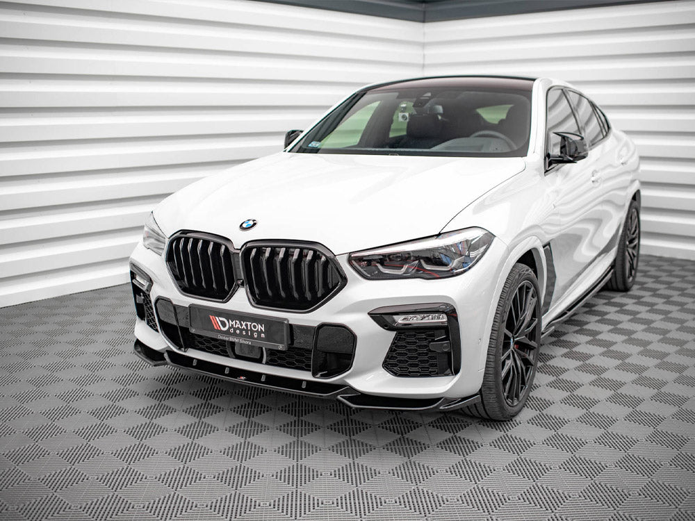 Front Splitter V.1 BMW X6 M-Pack G06 Maxton Design