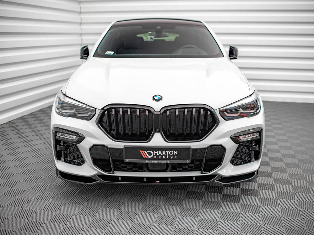 Front Splitter V.1 BMW X6 M-Pack G06 Maxton Design